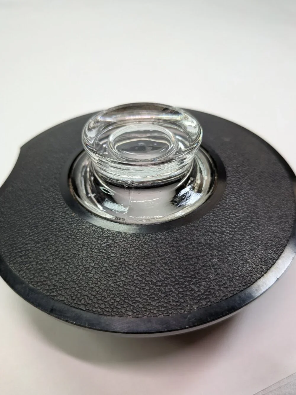 Vintage GE Electric Percolator Replacement Lid Black Pebbled 4.5